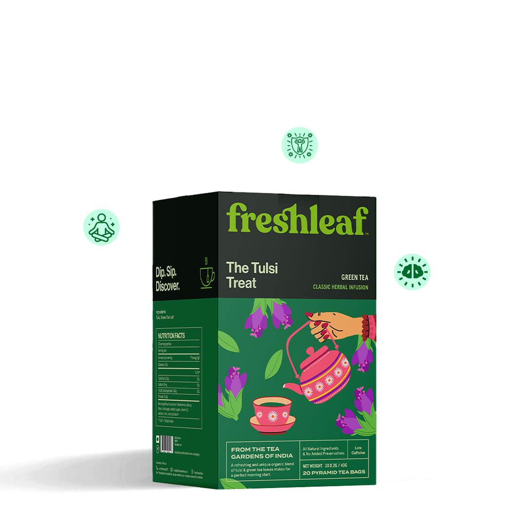 The Tulsi Treat | 20 Tea Bags | Green Tea