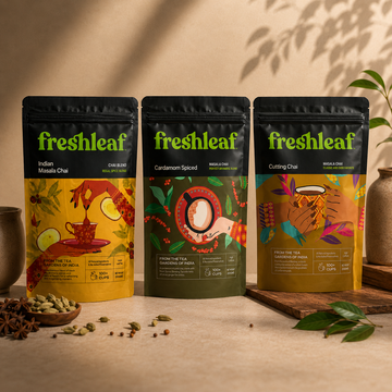 Cutting Chai | 200G + Indian Masala Chai | 200G + Cardamom Spiced | 200G